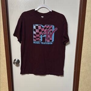 Old Navy MTV Kid’s Maroon Graphic T-Shirt Size XXL (18)